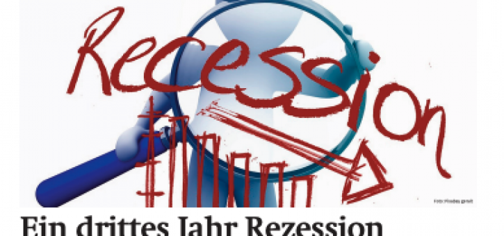 Beitragsbild zu News aus dem Börse Express PDF vom 11.03.2025 - Ein drittes Jahr Rezession